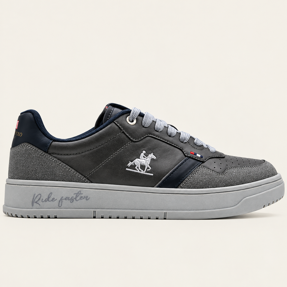 Zapatillas U.S. Grand Polo Court — Gris