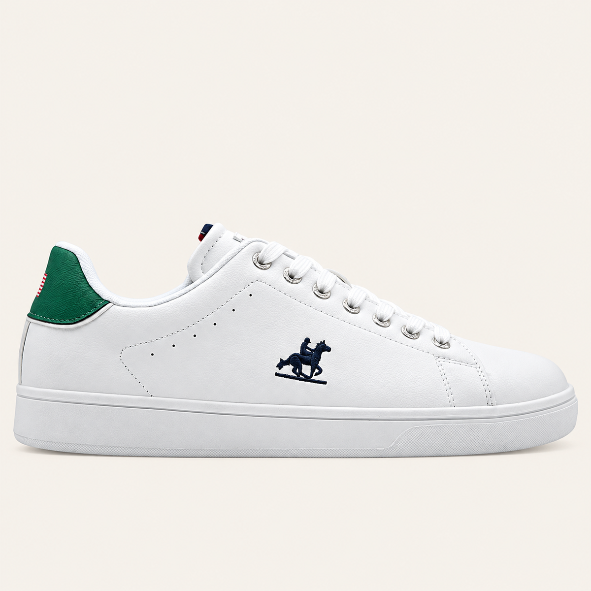 Zapatillas U.S. Grand Polo Classic — Blanco y Verde