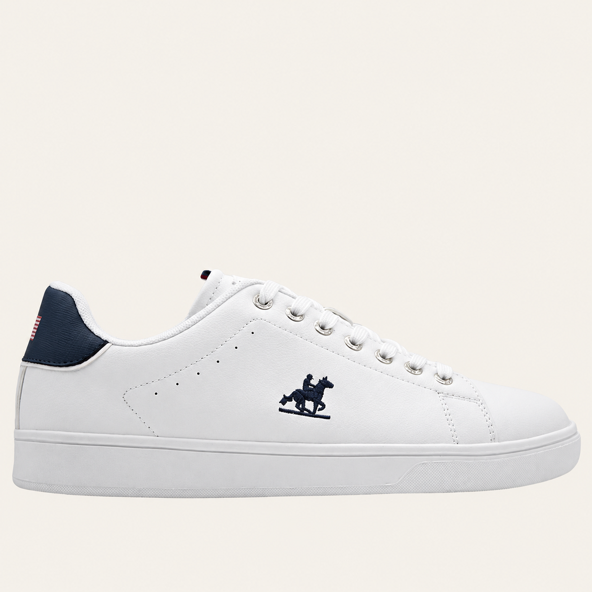 Zapatillas U.S. Grand Polo Classic — Blanco y Azul